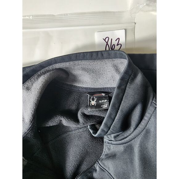 SPYDER Women's Black Full Zip Pockets Medium Weight Form Fitting Jacket SZ S - Picture 10 of 10